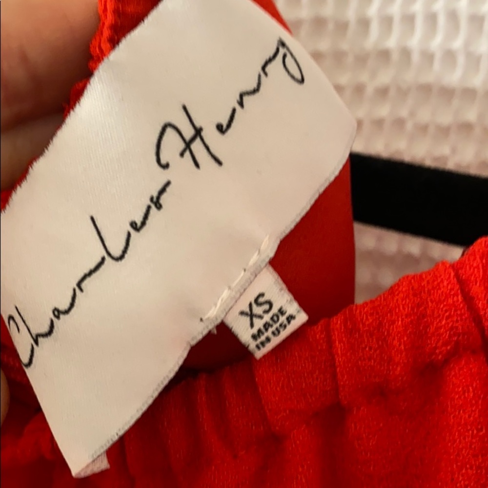 Red Off-Shoulder Dress - Picture 4 of 4